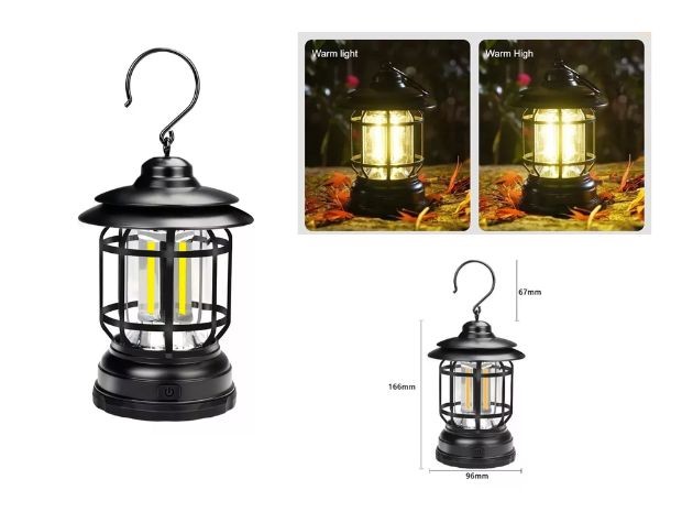 &u+LAMPARA LUZ FAROL LED PORTATIL A PILAS CAMPING KQ-5008
